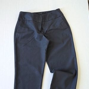 Dark Gray Woman's Trouser Pants.  Size 6 Slim Fit